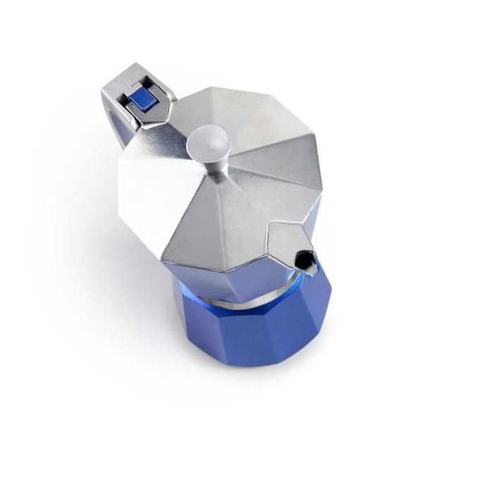 Cafetière à expresso - IBILI - Evva Bleu - 9 Tasses - 450 ml - Fonte d'aluminium - Induction bleu
