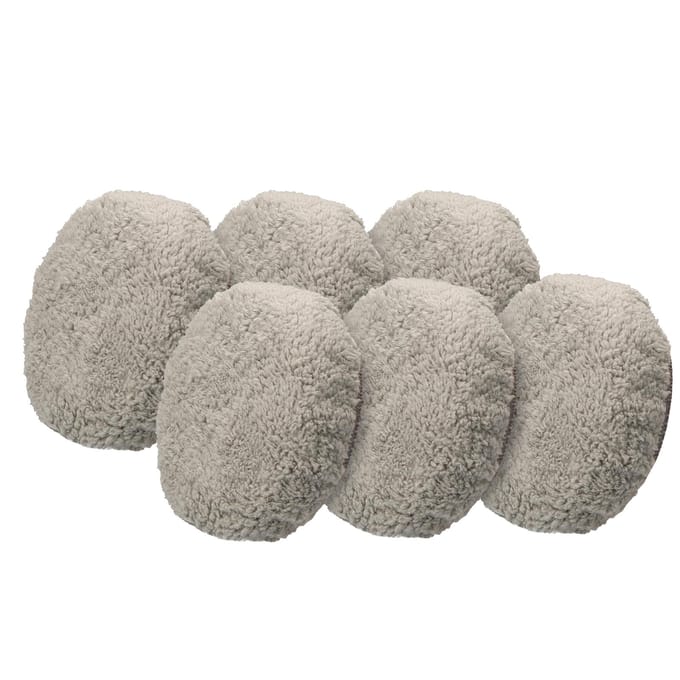 Chiffon de nettoyage lavable de remplacement pour Robot nettoyeur de vitres HOBOT 168/ 188, en microfibre 6 PCS gris
