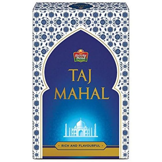 Zwarte thee Taj Mahal (250 gr), Taj Mahal-thee, Brooke Bond blue