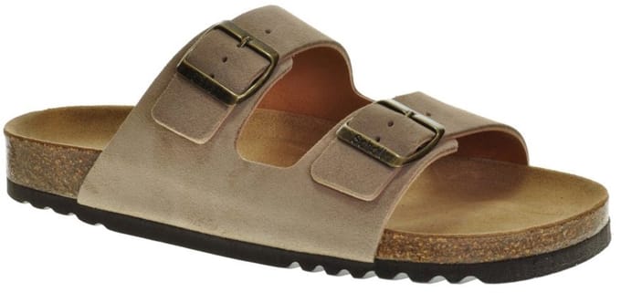 Scholl Slippers Julien Dark Beige maat 39
