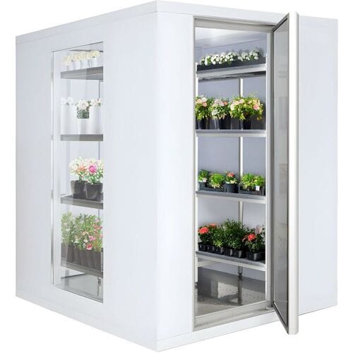 GGM Gastro Kühlzelle - 1200x1500mm - 2,6m³ - mit 3 Glasseiten Wit