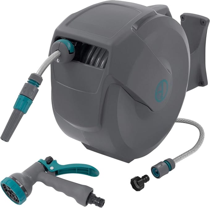Tuinslang met Haspel - Wandslangenbox - Slanghouder - oprolsysteem