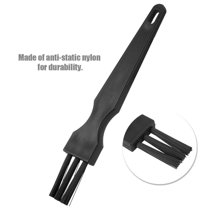 5pcs Portable Anti static Dusting Brush Cleaning Kit For Computer Keyboard Small Space beige