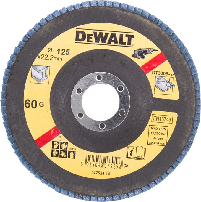 DeWALT DT3309 Lamellenschijf 125mm K60