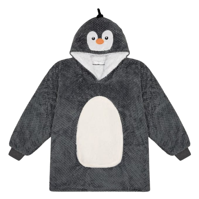 Noxxiez hoodie deken - pinguïn