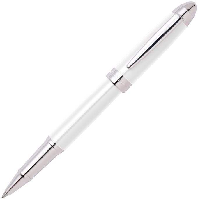 Hugo Boss - HSN0015F - Rollerballpen - wit/zilver - Icon
