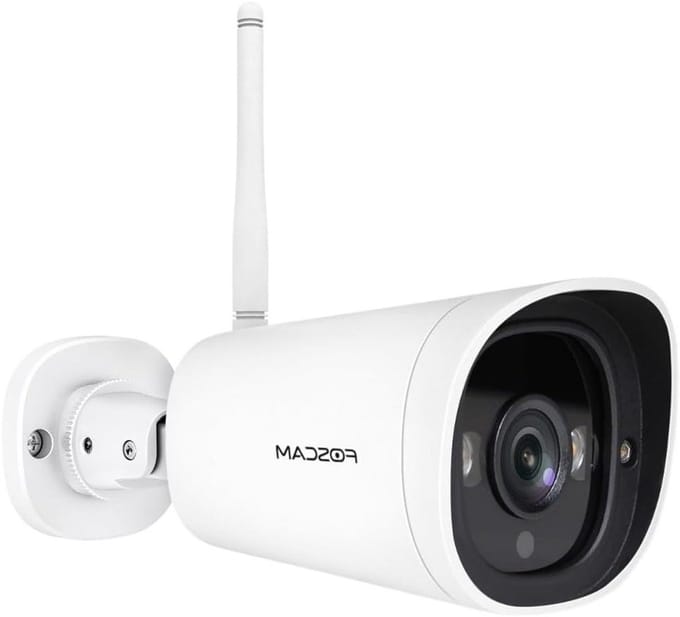Buiten Beveiligingscamera - Full HD Camera - Huis Bewaken - Intelligente Bewegingsdetectie - 2K Resolutie - Wit