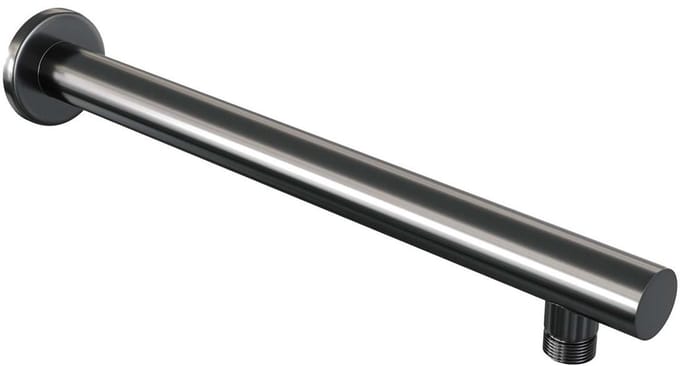 Brauer Muurarm Recht - Gunmetal Geborsteld Pvd