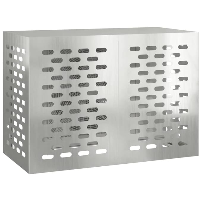 Housse de climatiseur Argent 100 x 50 x 70 cm Acier Galvanisé