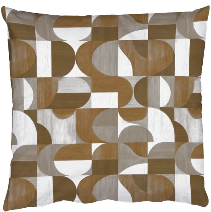 Sierkussens - Kussentjes Woonkamer - 40x40 cm - Abstract - Retro - Bruin