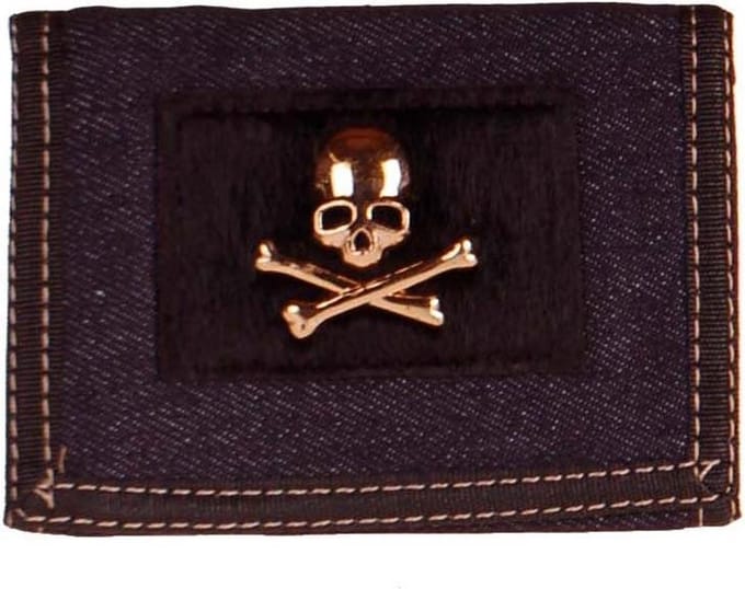 Portemonnee Jeans met doodshoofd