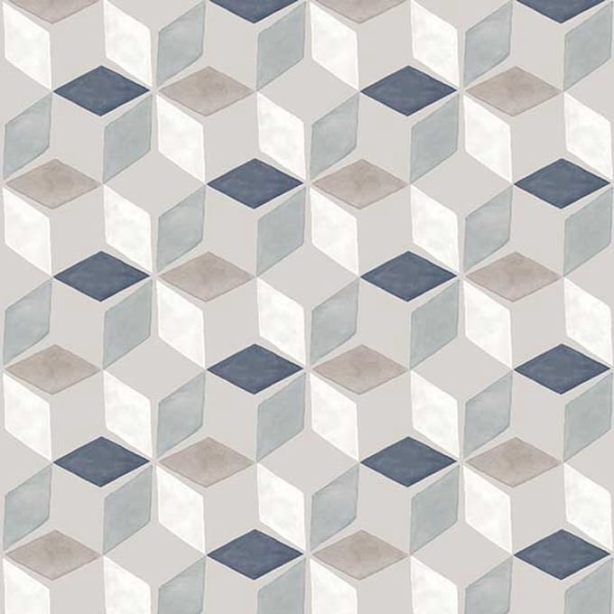 Flügger Fiona Vliesbehang 570103 - Six Senses - Illusion - Grijs - 53cm x 10.05m