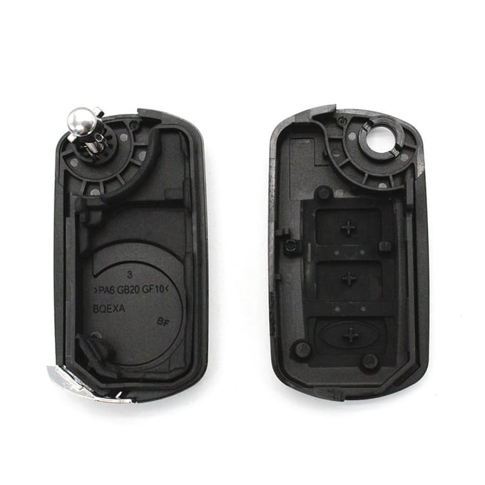 3 knoppen BTN Afstandsbediening Sleutelhanger Case Vervanging voor Range Rover LR3 2005 2006 2007 2008 2009 black