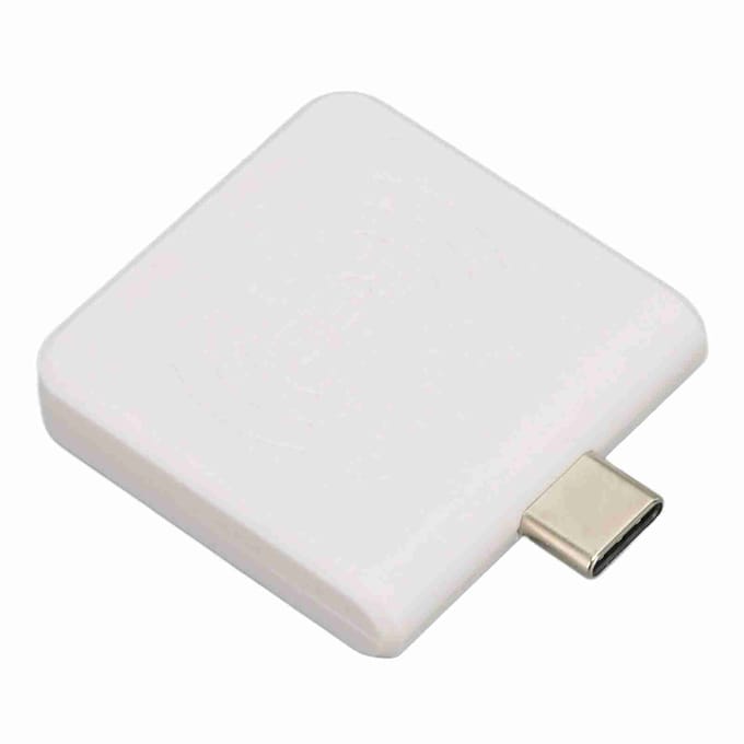 RFID ID Mobiele Telefoon Kaartlezer Type C Interface 125Khz Draagbare Smartcardlezer Wit wit