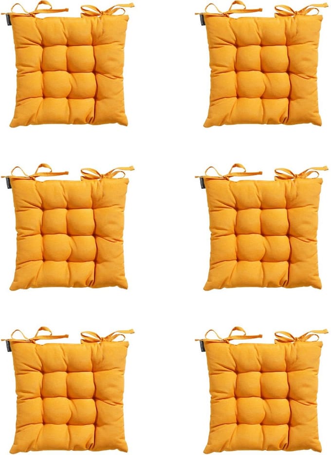 Madison - Zitkussen - Universeel - 6 stuks - 46 x 46 cm - Golden Glow