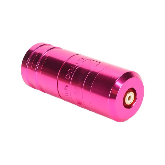Rotary Tattoo Pen RCA Interface Verstelbare Naaldslag Korte Tattoo Machine Pen met Clipkoord Roze black