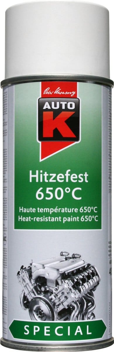 Hittebestendige lak Wit Spuitbus 400ml