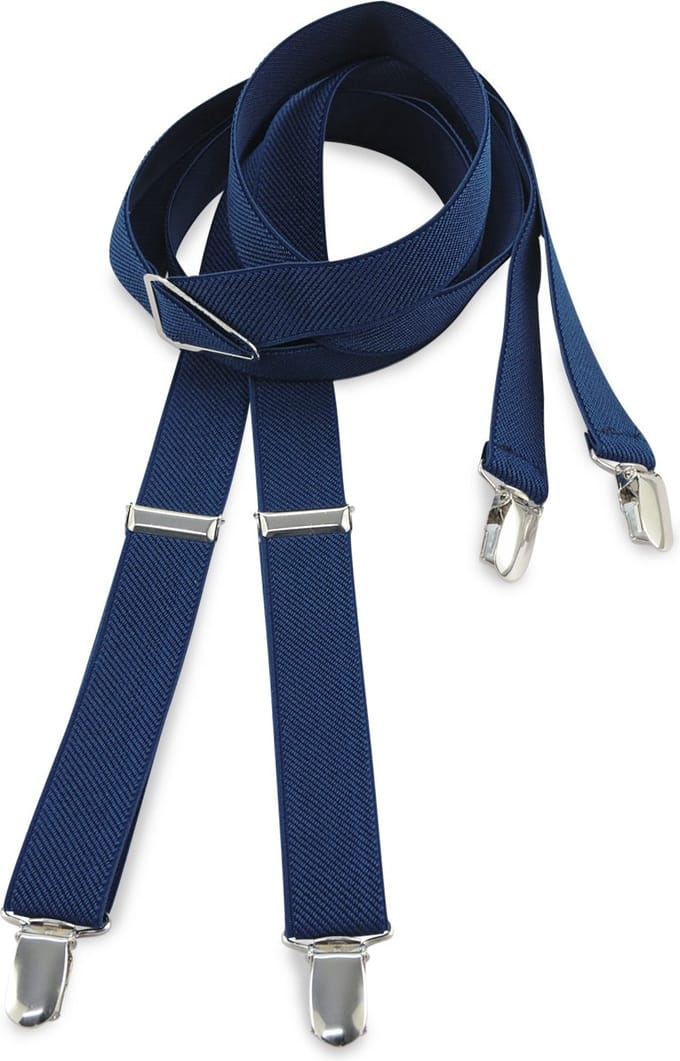 JB Collection - Bretels - bretels marineblauw smal - marineblauw