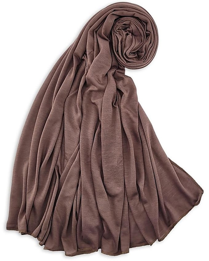 JB Collection - Hoofddoeken - hoofddoek polyester jersey uni mauve - mauve