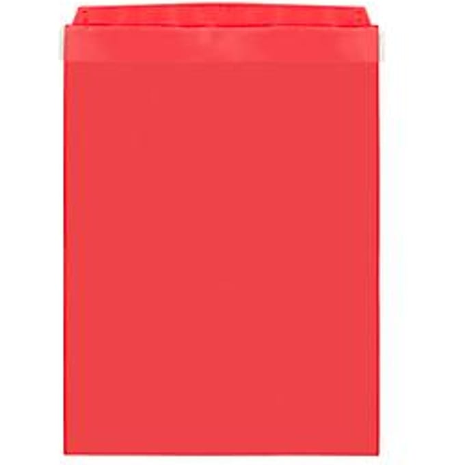 Orgatex magneethoezen, m. klep, A4 staand, rood, 10 st.