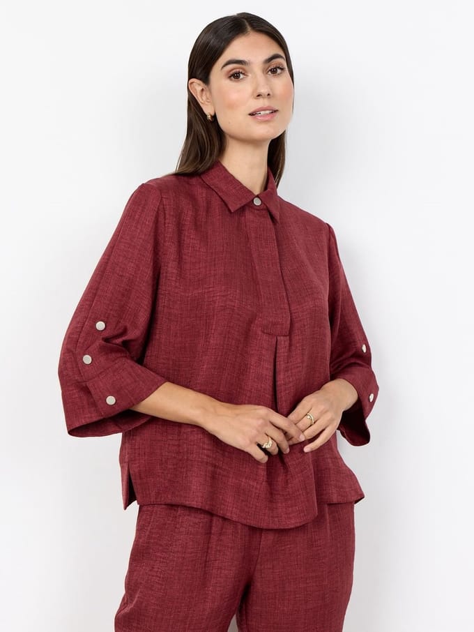 Soyaconcept Sc-charissa 5 oxblood blouse