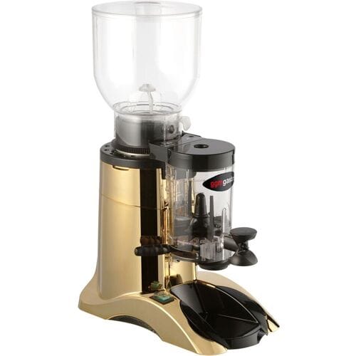 GGM Gastro Kaffeemühle - 2kg - 77dB - Mit Dosierer - Gold Goud / Zwart