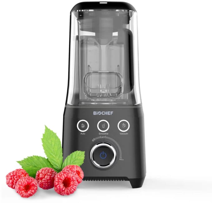 BioChef Apollo Vacuum Blender – Zwart – 1500W – 1,5L