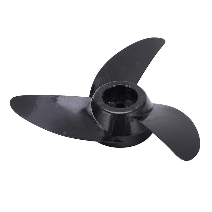 3-blads propeller voor boot Technische kunststof Elektrische roterende propeller voor boegschroef 12V black