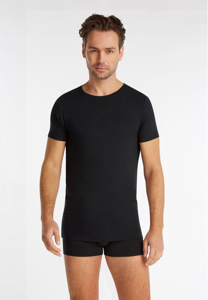 Ten Cate Basics Modal Heren T-shirt Zwart