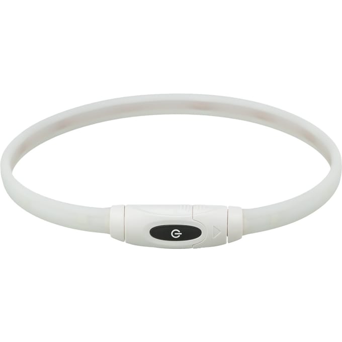 Trixie - Halsband Hond - USB - Lichtgevend - Oplaadbaar - Siliconen - Meerkleurig - 65 cm