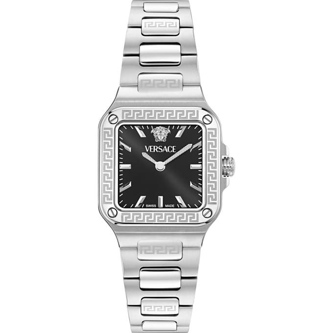 Versace Greca Edge VE5G00126 Horloge - Staal - Zilverkleurig - Ø 35.9 mm