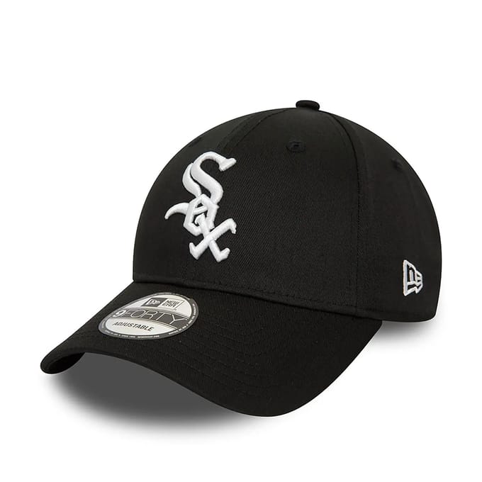New Era Chicago White Sox World Series World Series Patch Black 9FORTY Adjustable Cap