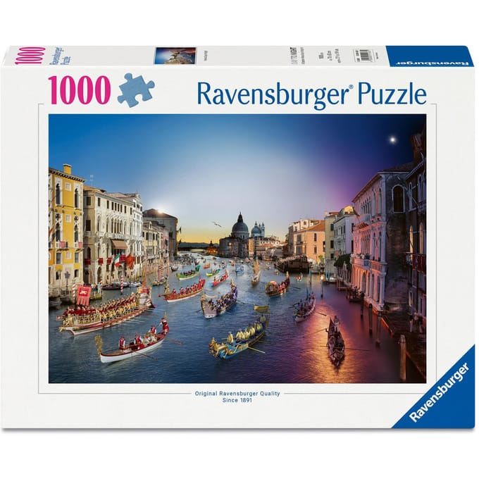 Ravensburger puzzel Venice Day to Night - Legpuzzel - 1000 stukjes