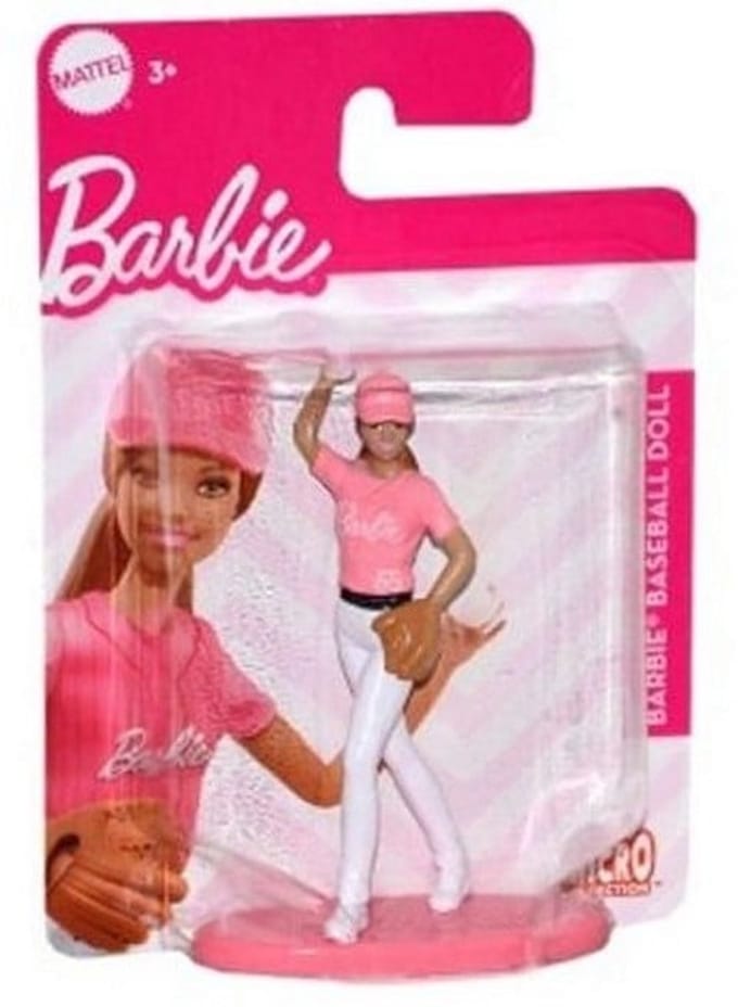 Mattel Barbie Honkbal Baseball Mini-figuren Sport 8x11,5cm