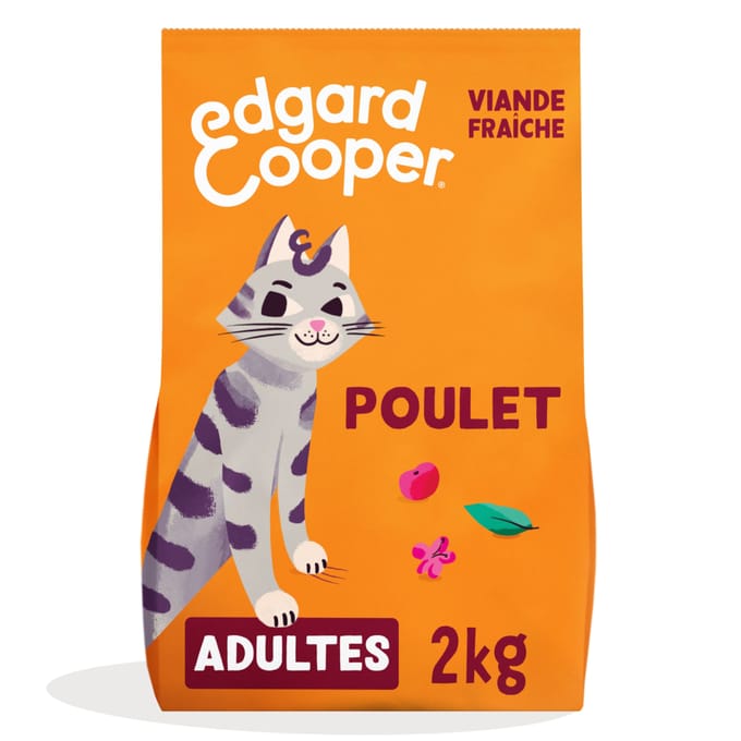 2x2kg Edgard & Cooper Adult graanvrij kip - Kattenvoer