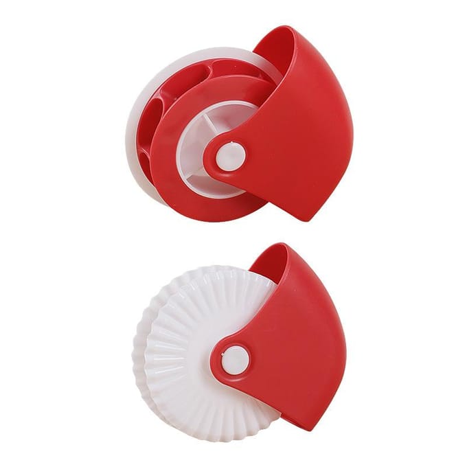 Bakdeegroller Snijder, Handmatige Pizza Gefrituurd Deeg Twists Krullend Embossing Wiel, Multifunctioneel Gebakstool