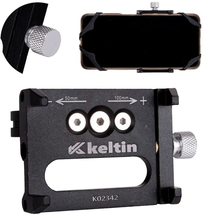 Keltin Aluminium fiets telefoonhouder - verstelbaar - stevig - extra bescherming