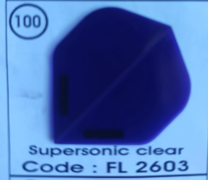 Dart Flights - 10 sets (30 stuks) - 100 micro - Supersonic - FL2603