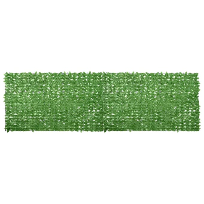 vidaXL - Balkonscherm - met - groene - bladeren - 500x150 - cm