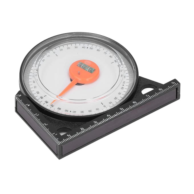 Hoekzoeker Hoge Nauwkeurigheid Stevig Duurzaam Plastic Duidelijke Schaal Eenvoudige Bediening Magnetische Hoekzoeker gray