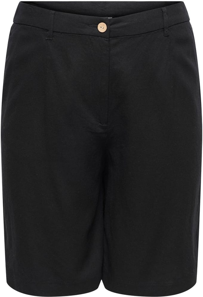 ONLY Carmakoma Nette shorts CARGOA High waist Loose fit Linnen Shorts