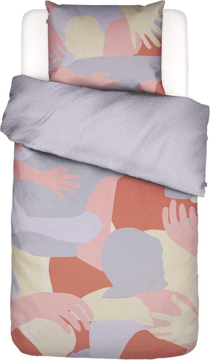 COVERS & CO Hug It Out Dekbedovertrek Multi - Eenpersoons – 140x200/220 cm