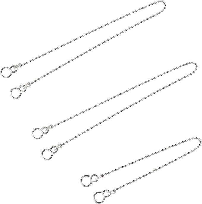 Allecto Plus - Stop-ketting voor badstop, kogeltype stekker met