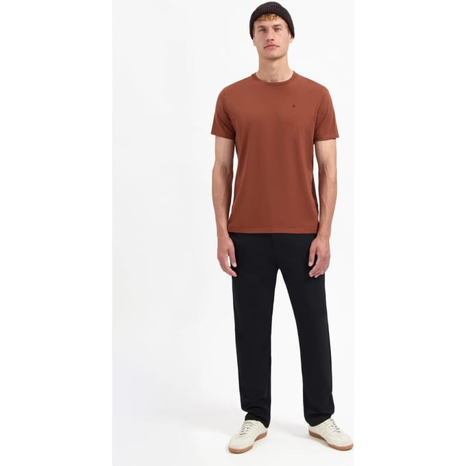 No Excess T-shirt Crewneck Solid Basic Terra Größe: XL | Basic T-Shirts Outlet | Herren