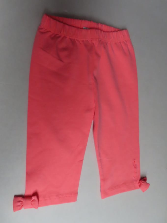 Legging - Meisjes - Roze - Effen - Strikje - 2 jaar 92