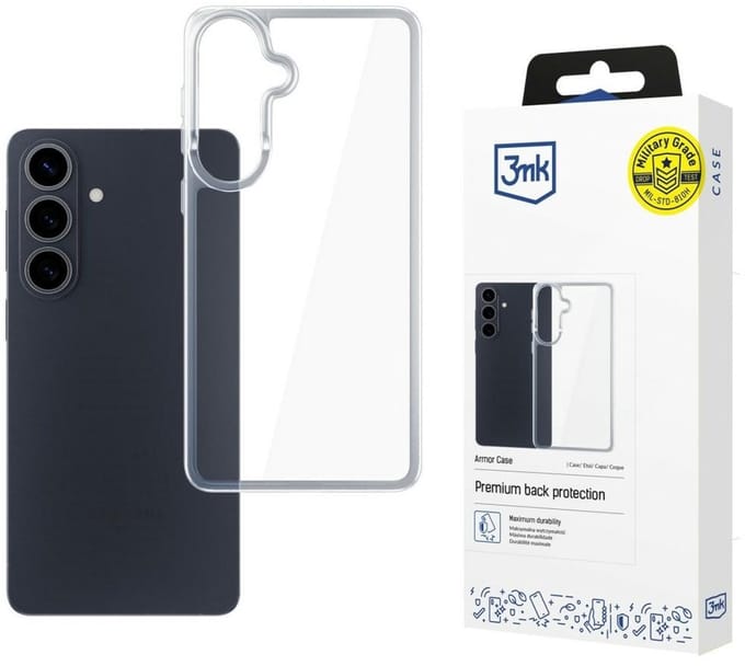 3MK Armor Case - Samsung Galaxy S26+ - Transparant - Militair Grade - Versterkte Hoeken