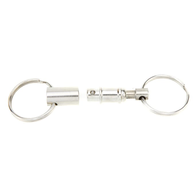 5 stuks Premium Quick Release Pull-Apart Key Verwijderbare Handige sleutelhanger Afneembare sleutelhangeraccessoire white