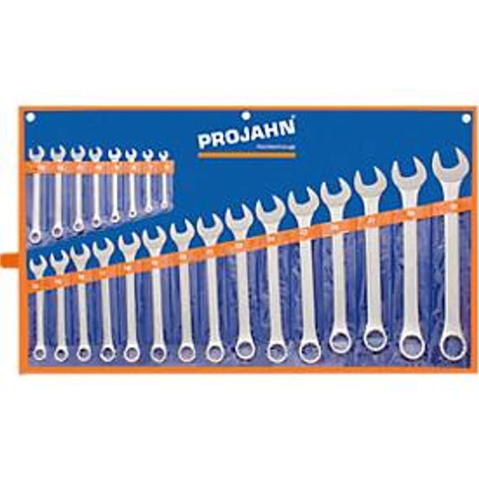 Ringsteeksleutel set Projahn, met foedraal, metrisch conform DIN 3113 Form A