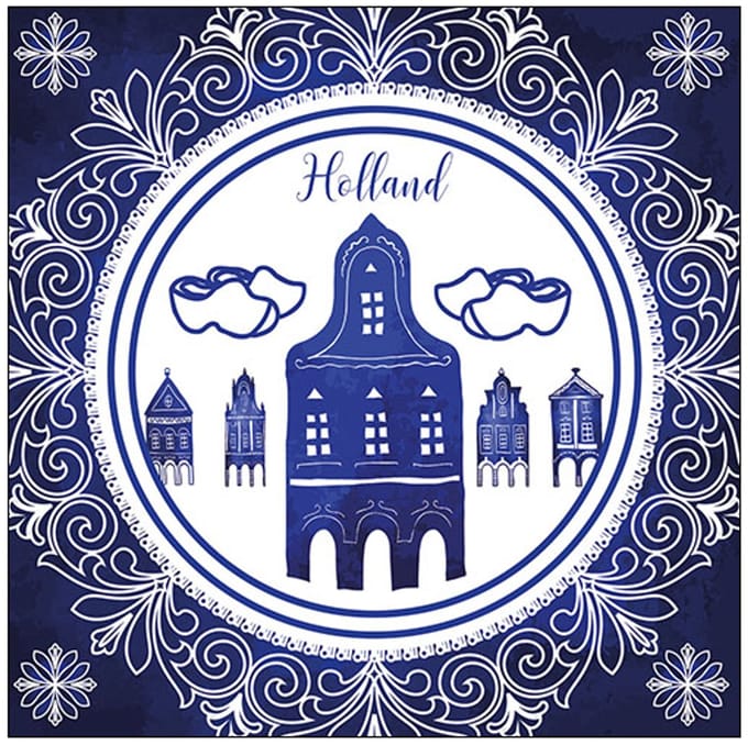Ambiente Servetten Holland style 33x33cm