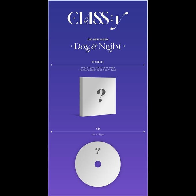CLASSY - DAG & NACHT 2e minialbum Album blue